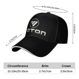 Casual Hats Hip Hop Hat Foton Baseball Cap Custom Adjustable Trucker Hat for Men & Women