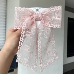 Embroidery Lace Bow Hair Clips For Women Girls Sweet French Hair Barrette Accessoires