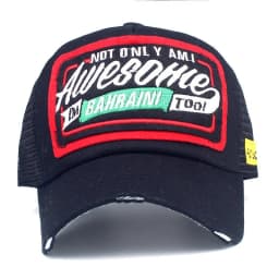 Spring And Summer New Mesh Embroidery Letter Awesome Baseball Cap Women's Baseball Cap Mesh Hat Men's Outdoor Sunscreen Cap
