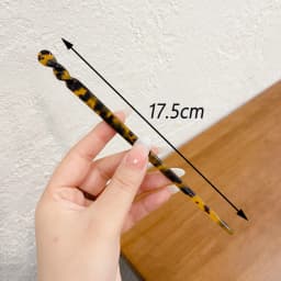 Vintage Leopard Print Hair Sticks Chinese Styles Acetate Chignon Hair Fork For Women Girls Party Bun Hairstyle Accessories