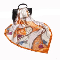 90cm The Four Seasons Fashion Versatile Women's Belt Rope Tassel Decoration Simulation Silk Scarf Large Square Scarf Shawl Scarf