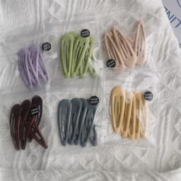 3/5pcs Women Girls Cute Candy Colorful Hairpins Sweet Hair Clips Barrettes Solid Side Hair Bangs Bb Clip Hair Accessories New