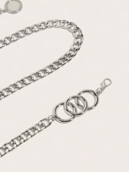 Hershine 1-Piece Women's Fashionable Hollow-Out Circle Waist Chain, Elegant and Sexy Accessory for Party Dresses, Spring, Summer