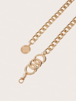 Hershine 1-Piece Women's Fashionable Hollow-Out Circle Waist Chain, Elegant and Sexy Accessory for Party Dresses, Spring, Summer