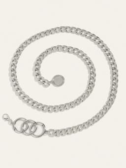 Hershine 1-Piece Women's Fashionable Hollow-Out Circle Waist Chain, Elegant and Sexy Accessory for Party Dresses, Spring, Summer