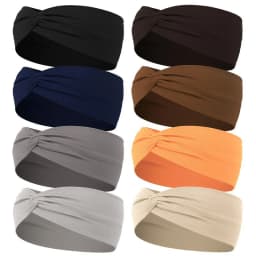 Wide Elastic Headband Hairband Pilates Yoga Fitness Running Cycling Sweatband Turban Makeup Hair Hoop Makeup Headwrap For Women
