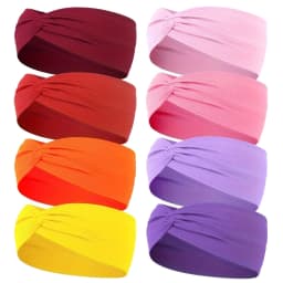 Wide Elastic Headband Hairband Pilates Yoga Fitness Running Cycling Sweatband Turban Makeup Hair Hoop Makeup Headwrap For Women
