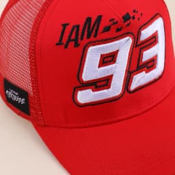Summer Hat Motorcycle 93 Embroidered Baseball Hat Men's Off road Cycling Racing Hat Outdoor Breathable Sunshade Mesh Truck Hat