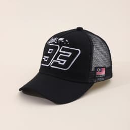 Summer Hat Motorcycle 93 Embroidered Baseball Hat Men's Off road Cycling Racing Hat Outdoor Breathable Sunshade Mesh Truck Hat