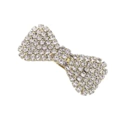 The new bow hairpin with diamond-encrusted edge clip Beautiful rhinrhine-spring clip BB clip is suitable for everyday wear