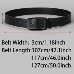 2pc Luxury Belt for Men PU Leather Belt Metal Pin Buckle High Quality Famous Brand Designer Waist Strap Belt for Jeans Plus Size