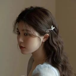 Super Fairy Pearl Fish Tail Hair Clip High-end Side Bangs Clip Alloy Hairpin Women's Fashion Duckbill Clip Hair Accessories