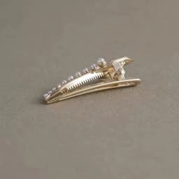 Super Fairy Pearl Fish Tail Hair Clip High-end Side Bangs Clip Alloy Hairpin Women's Fashion Duckbill Clip Hair Accessories