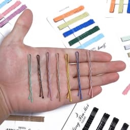 20pcs/lot Colorful Hairpins Metal U-Shaped Hair Clips 6cm Wave Bobby Pins Hairgrip For DIY Women Hair Styling Accessories