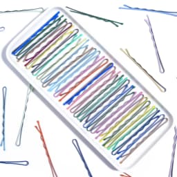 20pcs/lot Colorful Hairpins Metal U-Shaped Hair Clips 6cm Wave Bobby Pins Hairgrip For DIY Women Hair Styling Accessories