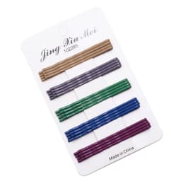 20pcs/lot Colorful Hairpins Metal U-Shaped Hair Clips 6cm Wave Bobby Pins Hairgrip For DIY Women Hair Styling Accessories