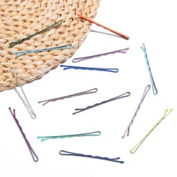 20pcs/lot Colorful Hairpins Metal U-Shaped Hair Clips 6cm Wave Bobby Pins Hairgrip For DIY Women Hair Styling Accessories
