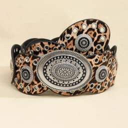 The new Bohemian casual small disc fashion high sense belt for women embellished with skirt pants belt