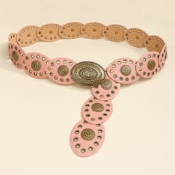 The new Bohemian casual small disc fashion high sense belt for women embellished with skirt pants belt