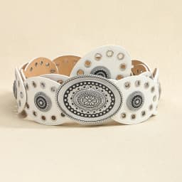 The new Bohemian casual small disc fashion high sense belt for women embellished with skirt pants belt
