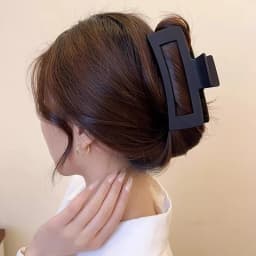 13cm Simplicity Large Rectangular Hair Clip for Women Elegant Temperament Shark Clip Fashion Girl Ponytail Clip Hair Clamp