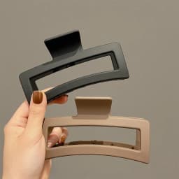 13cm Simplicity Large Rectangular Hair Clip for Women Elegant Temperament Shark Clip Fashion Girl Ponytail Clip Hair Clamp