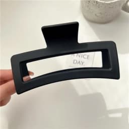 13cm Simplicity Large Rectangular Hair Clip for Women Elegant Temperament Shark Clip Fashion Girl Ponytail Clip Hair Clamp