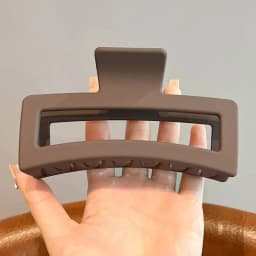 13cm Simplicity Large Rectangular Hair Clip for Women Elegant Temperament Shark Clip Fashion Girl Ponytail Clip Hair Clamp