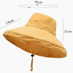 Sun Hat Women Summer Bucket Hats With Double Sided Fisherman Hat Female Sun Protection Windproof Foldable Beach Hat Gorros