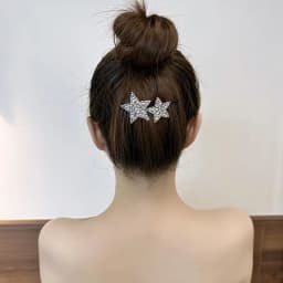 New Korean Fashion Rhinestone Pentagram Hair Comb New Headwear Hair Clip Headwear Girls Women Hair Accessories