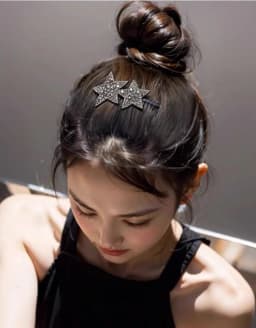 New Korean Fashion Rhinestone Pentagram Hair Comb New Headwear Hair Clip Headwear Girls Women Hair Accessories