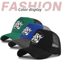New Fashion Spring Summer Printed Mesh Breathable Baseball Cap Gorras Personality LOGO for Men WomenCouples Visor Hat Casquette