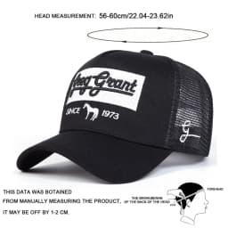 Unisex SINCE 1973 Letter Embroidery Baseball Net Caps Spring and Summer Outdoor Adjustable Casual Hats Hip Hop Hat Sunscreen Hat