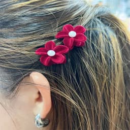 Elegant Velvet Bow Small Hair Clip Vintage for Women, Vintage Side Swept Hair Clip, Daily Casual Evening Wedding Date Unique