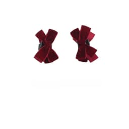 Elegant Velvet Bow Small Hair Clip Vintage for Women, Vintage Side Swept Hair Clip, Daily Casual Evening Wedding Date Unique