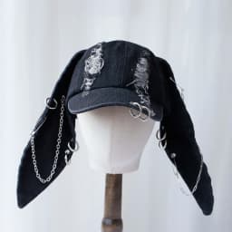2024 new Hot Girl New Long Rabbit Ears Cowboy Baseball Hat Wash Graffiti Hip Hop Cap Women Men Party Team Baseball Cap