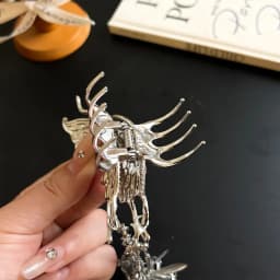 Chinese Style Butterfly Flowing Tassel Hairpin Folk Retro Ponytail Clip Female Elegant 