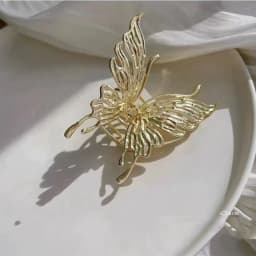 Chinese Style Butterfly Flowing Tassel Hairpin Folk Retro Ponytail Clip Female Elegant 