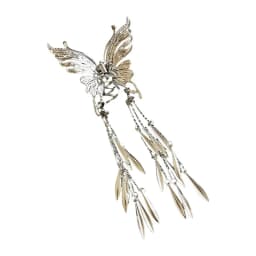 Chinese Style Butterfly Flowing Tassel Hairpin Folk Retro Ponytail Clip Female Elegant 