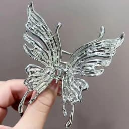 Chinese Style Butterfly Flowing Tassel Hairpin Folk Retro Ponytail Clip Female Elegant 