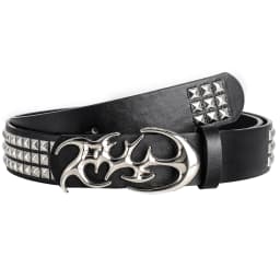 New Stylish Hollow Irregular Buckle Belts - Trendy Rivet Accessory For Gift Giving or Personal Style-Metal Pyramid For Women Men