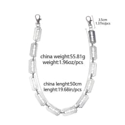 New Personalized Neutral Belt Punk Cool Style Metal Blade Pant Chain Street Trend Men's and Women's Waist Chain