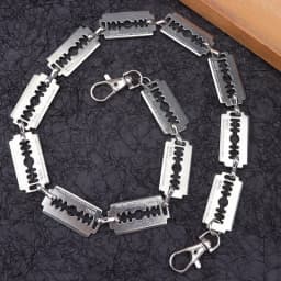 New Personalized Neutral Belt Punk Cool Style Metal Blade Pant Chain Street Trend Men's and Women's Waist Chain