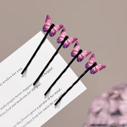 4-12PCS Butterfly Hair Clips Blue Butterfly Hair Clips Bridal Wedding Decoration Hair Clips Bridal Hair Accessories for Women an