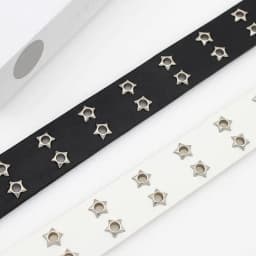 Star Eye Rivet Belt Hollowed-out Punk Belt For Man/women Hip-hop Double Pin Buckle Fashion Pu Leather Waistband Y2K Decoration