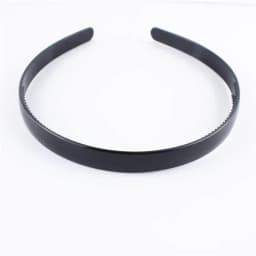 2025 Simple Women Headbands Fashion Head Band for Girls Solid Black Color Casual Hair Accessories Plastic Headbans Wholesale
