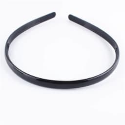 2025 Simple Women Headbands Fashion Head Band for Girls Solid Black Color Casual Hair Accessories Plastic Headbans Wholesale