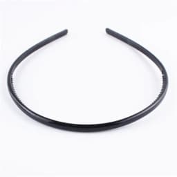 2025 Simple Women Headbands Fashion Head Band for Girls Solid Black Color Casual Hair Accessories Plastic Headbans Wholesale