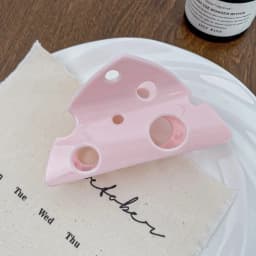 Women's Claw Clips Cute Cheese And Cheese Grab Clips Fun Hair Clips Coiled Hair Accessories Large High End Kawaii Shark Clips