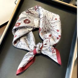 100% Natural Real Silk Scarf Women Print Brand Shawl Neckerchief Female Poncho Bandana Square Scarves Wrap Kerchief Hijab 53cm